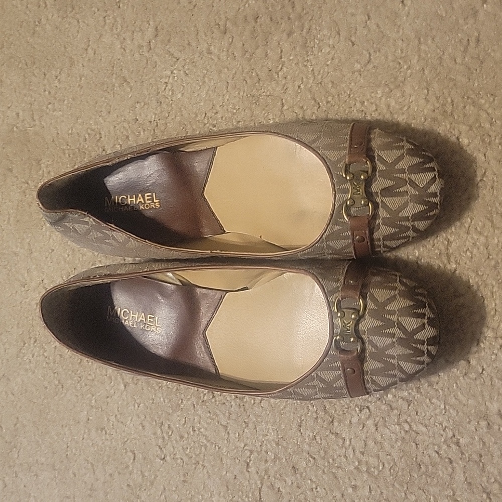Used MICHAEL Michael Kors Logo flats